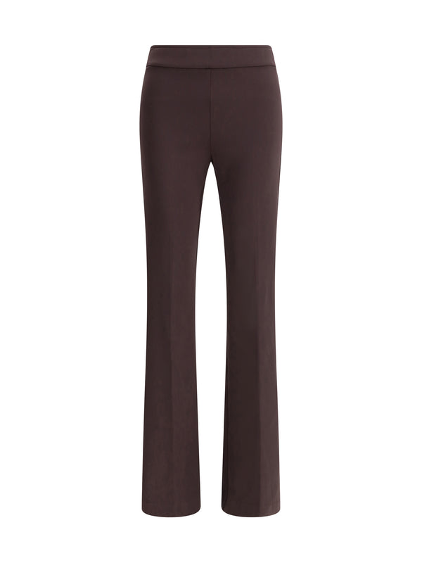 Avenue Montaigne 86% Polyamide trousers in brown