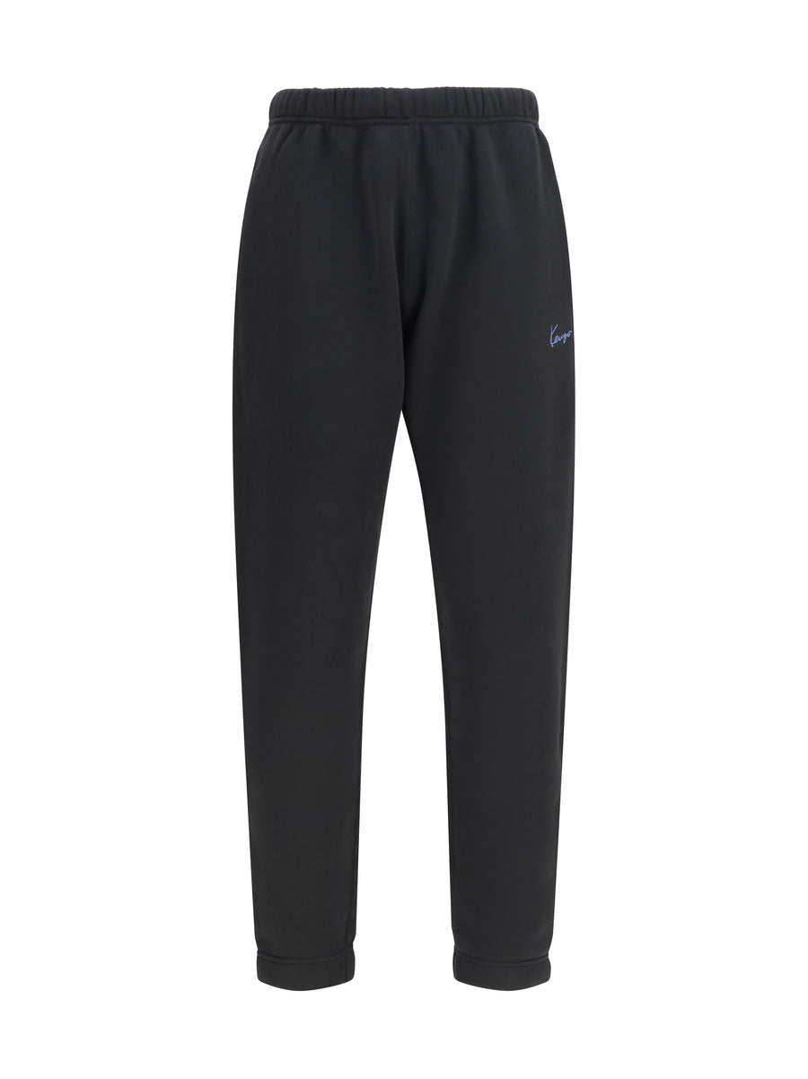 Kenzo 100% Cotton joggers in black