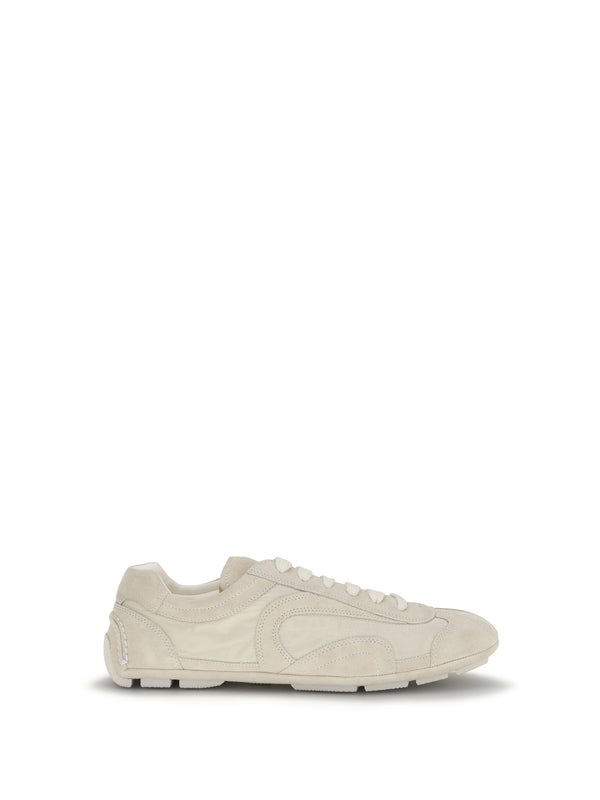 Prada Upper: 50% Calf Leather sneaker in beige