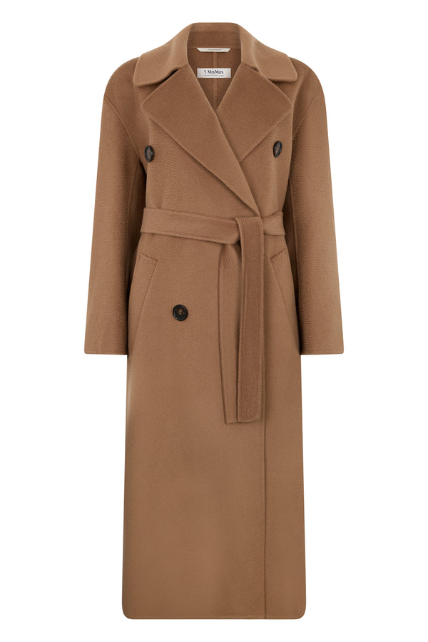 Coat Dalila Camel Virgin Wool Double Breasted & Peacoats