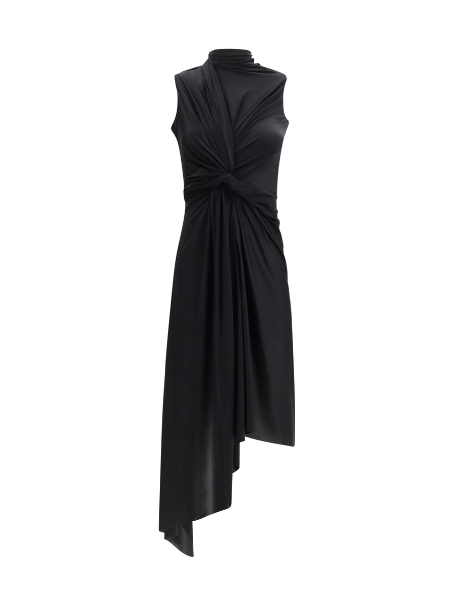 Balenciaga 83% Polyamide dress in black