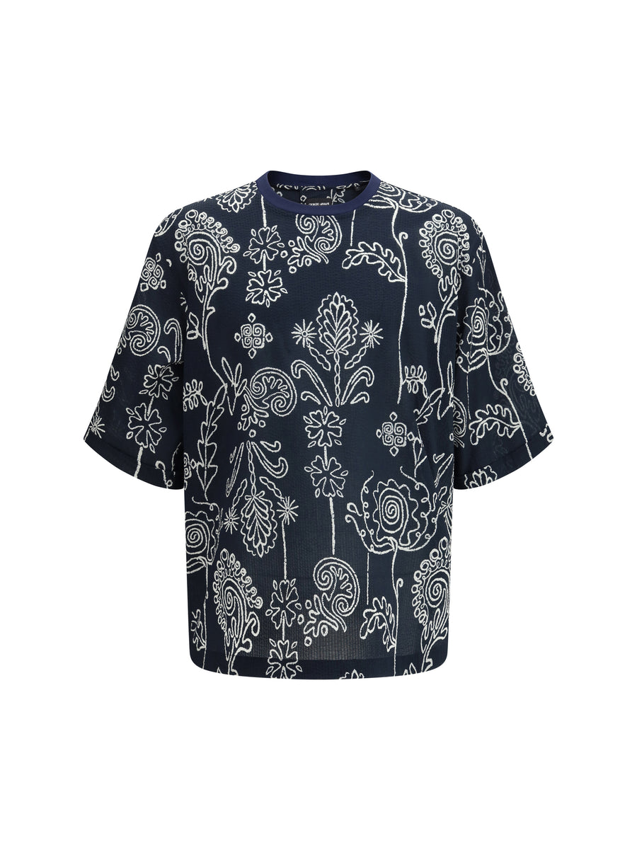 Giorgio Armani 100% Cotton shirt in navy