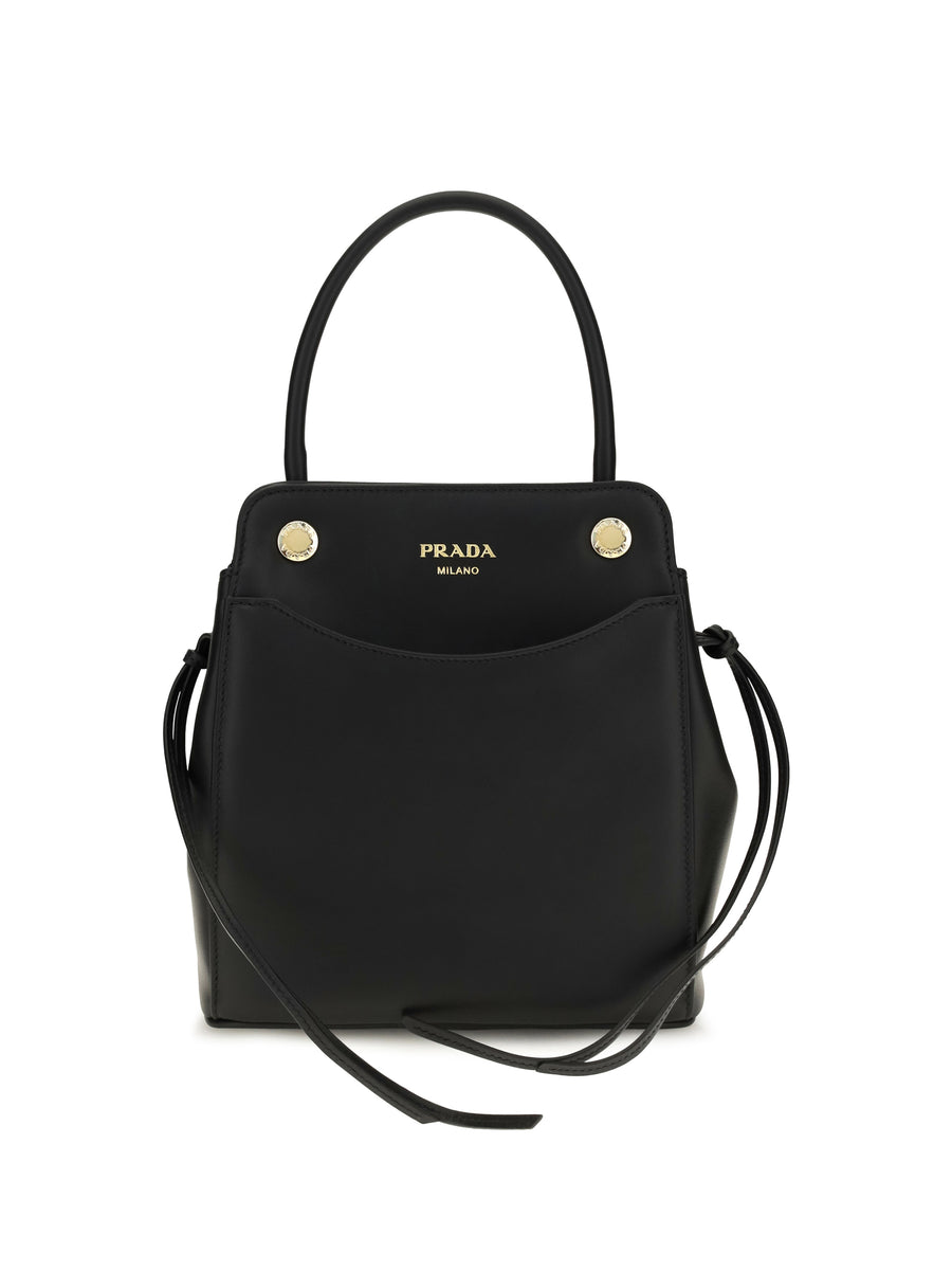 Carry Mini Handbag Nero Calf Leather Bos Taurus Shoulder Bags