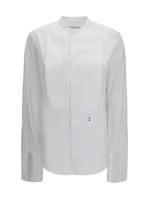 Poplin Shirt Bianco Cotton