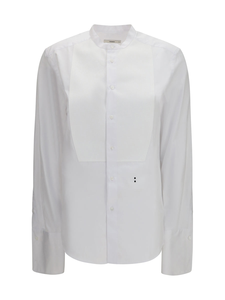 Poplin Shirt Bianco Cotton