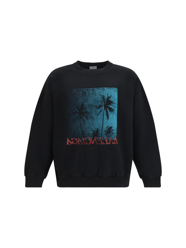 Balenciaga 100% Cotton sweatshirt in black
