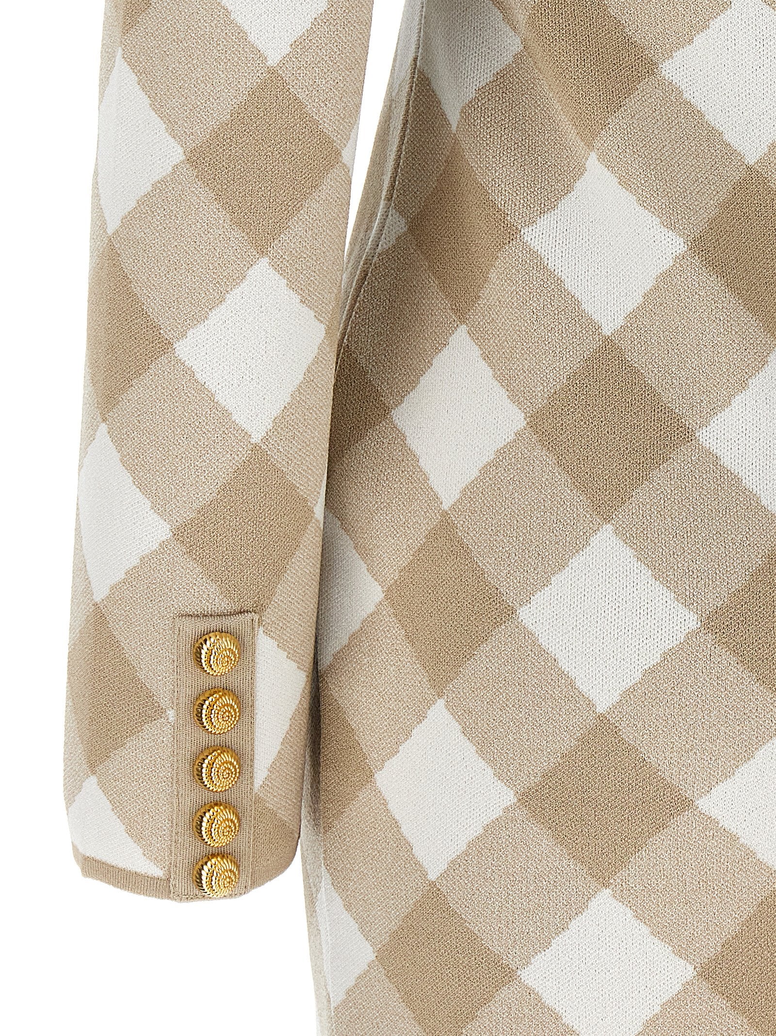 Vichy dress Beige Viscose