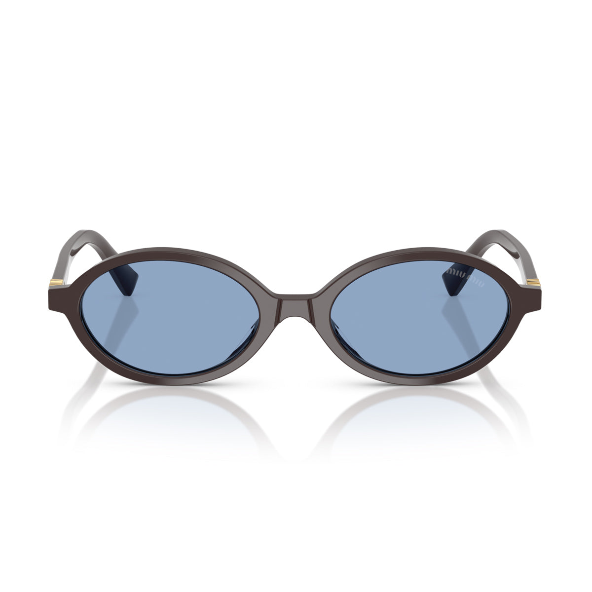 MiuMiu 0MU 04ZS Miu Regard 22C60O Marrone Moka Acetate Occhiali Da Sole