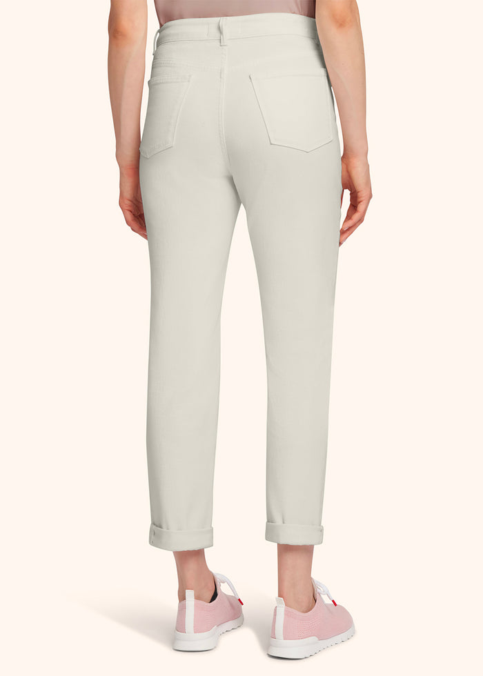 TROUSERS COTTON White Elastane Jean
