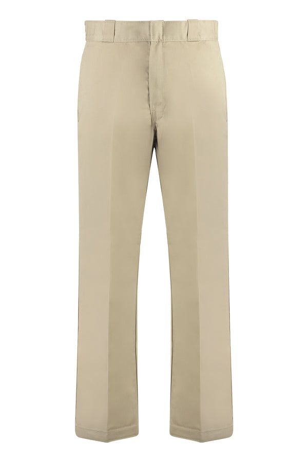 874 Cotton-Blend Trousers Khaki Polyester Chinos