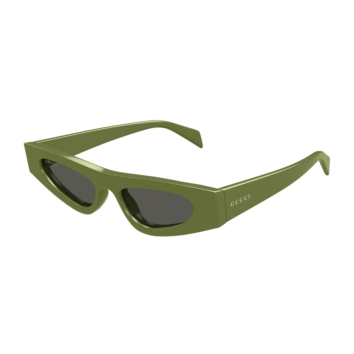Gucci GG1779S Linea Fashion 007 Green Grey Verde Acetate Occhiali Da Sole