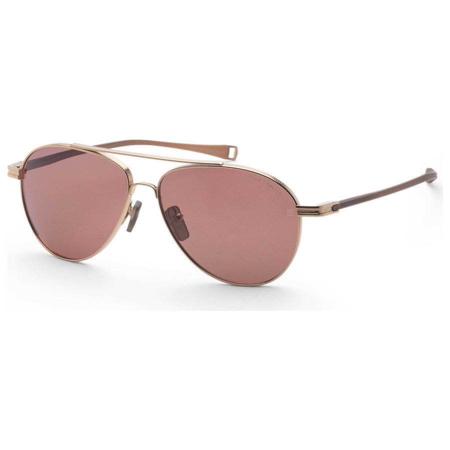 Dita Lancier Unisex 61 Mm Sunglasses Gold Sand Copperhead Polarized Dls418-A-01 One Color