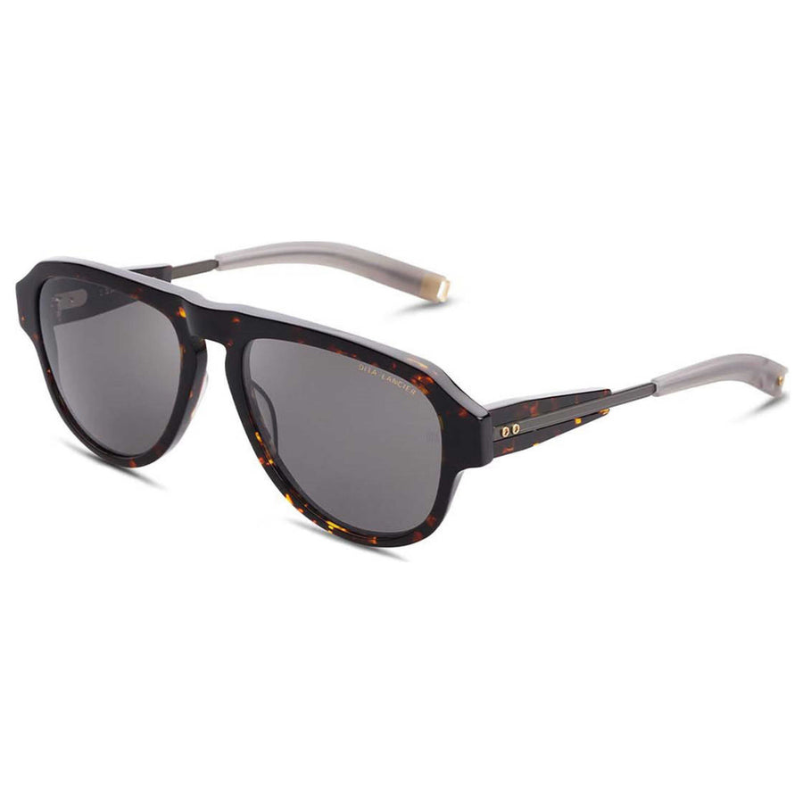 Dita Lancier Unisex 55 Mm Tortoise Black Gunmetal Polarized Sunglasses Dls706-A-03 One Color