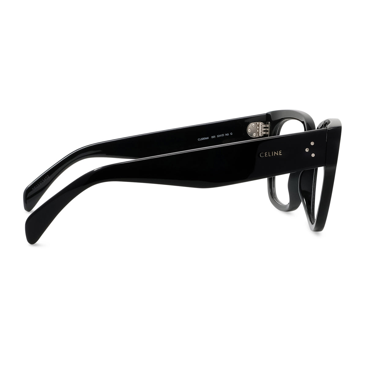 Celine CL50066I 3 Dots 001 Black Nero Acetate Occhiali Da Vista