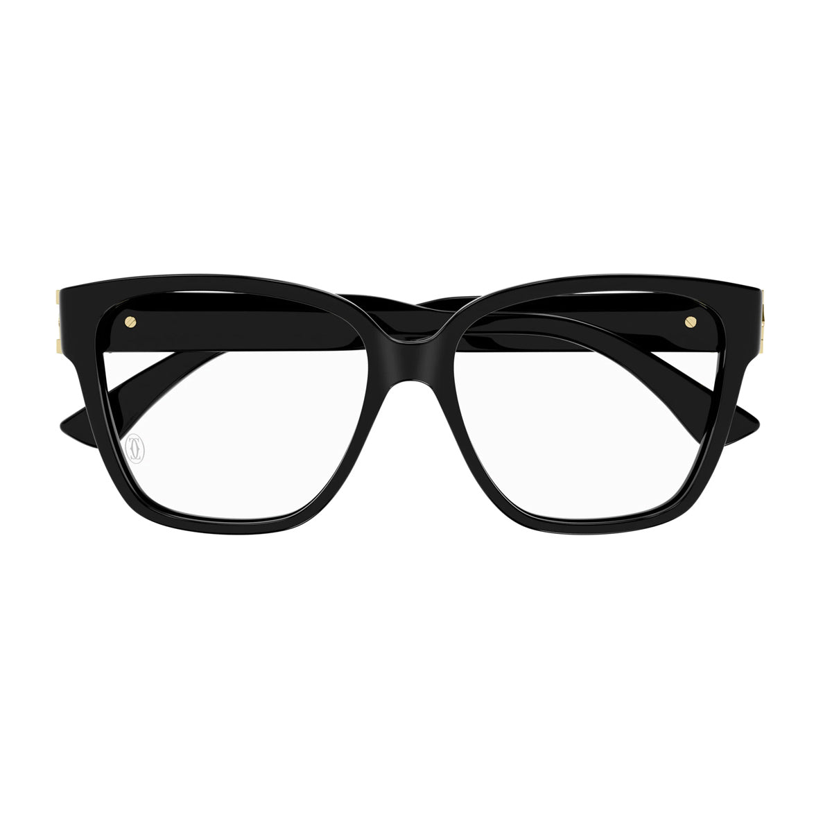CT0451O C de Cartier 001 Black Nero Acetate Occhiali Vista