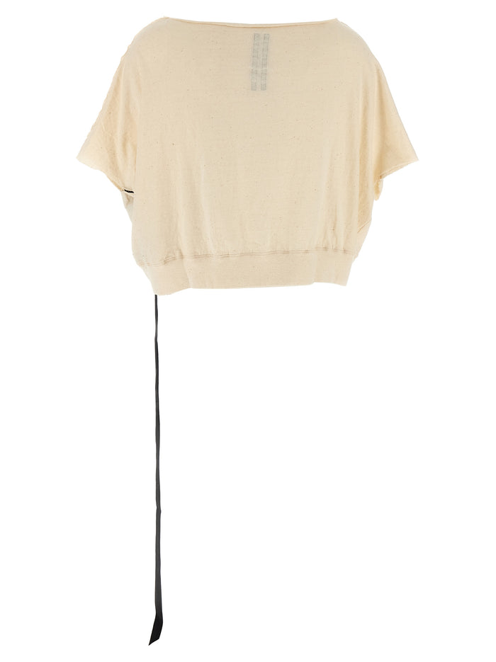 Dagger top Beige Cotton Tops