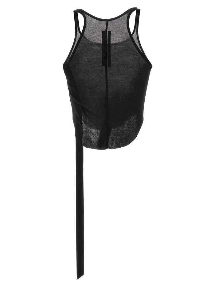 Basic tank top Black Cotton Tops