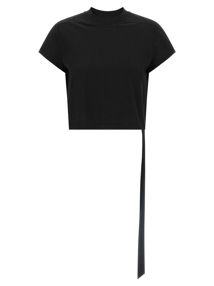 Cropped Small Level T T-shirt Black Cotton