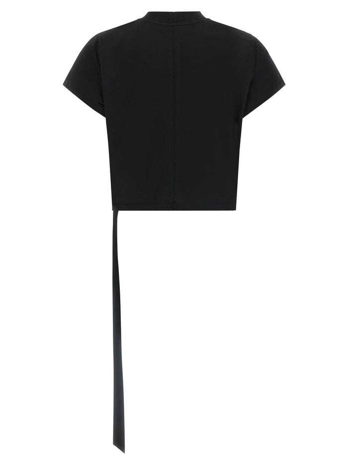 Cropped Small Level T T-shirt Black Cotton