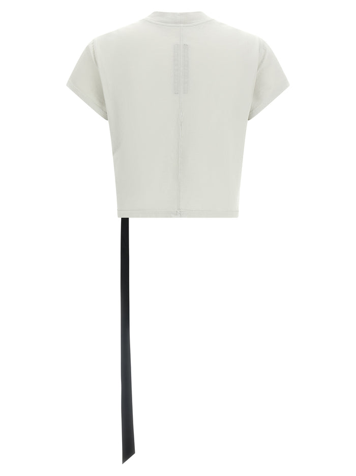 Cropped Small Level T T-shirt Gray Cotton