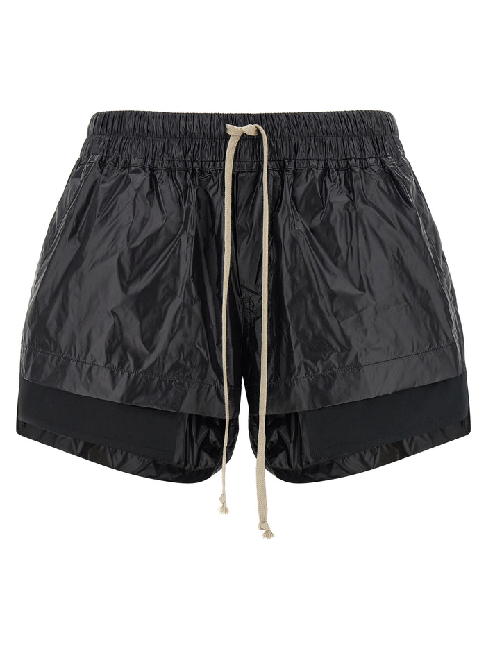 Fog Boxers shorts Black Nylon Bermuda