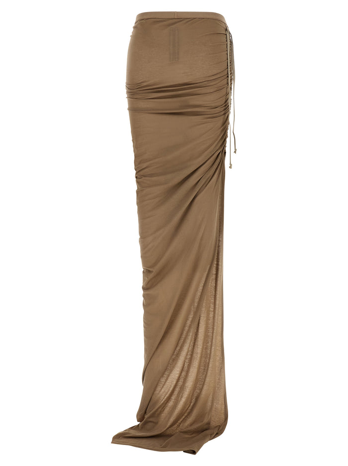 Soft Edfu skirt Beige Cotton