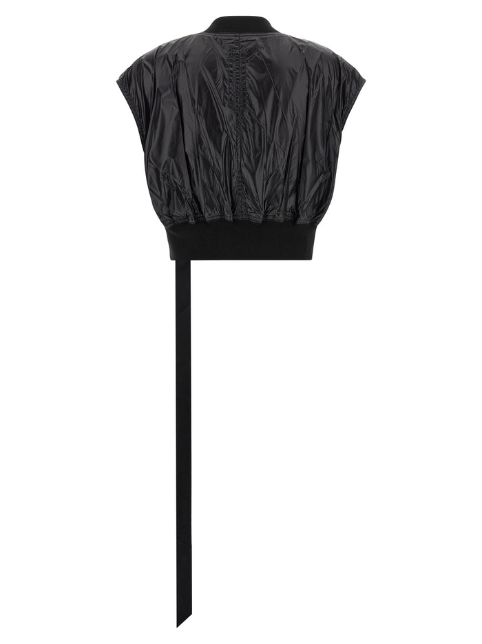 Tatlin Bomber vest Black Nylon Gilet