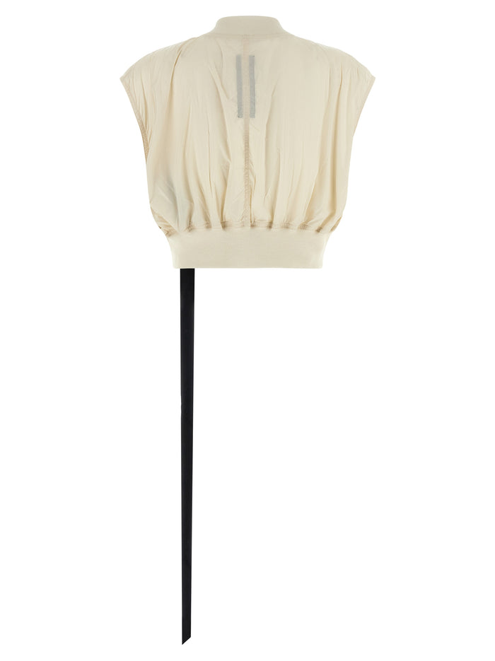 Tatlin Bomber vest Beige Nylon Gilet
