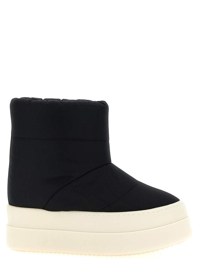 Mega Bumper Low Lunar ankle boots White/black Nylon Boots