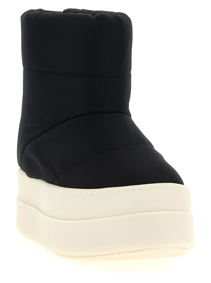 Mega Bumper Low Lunar ankle boots White/black Nylon Boots