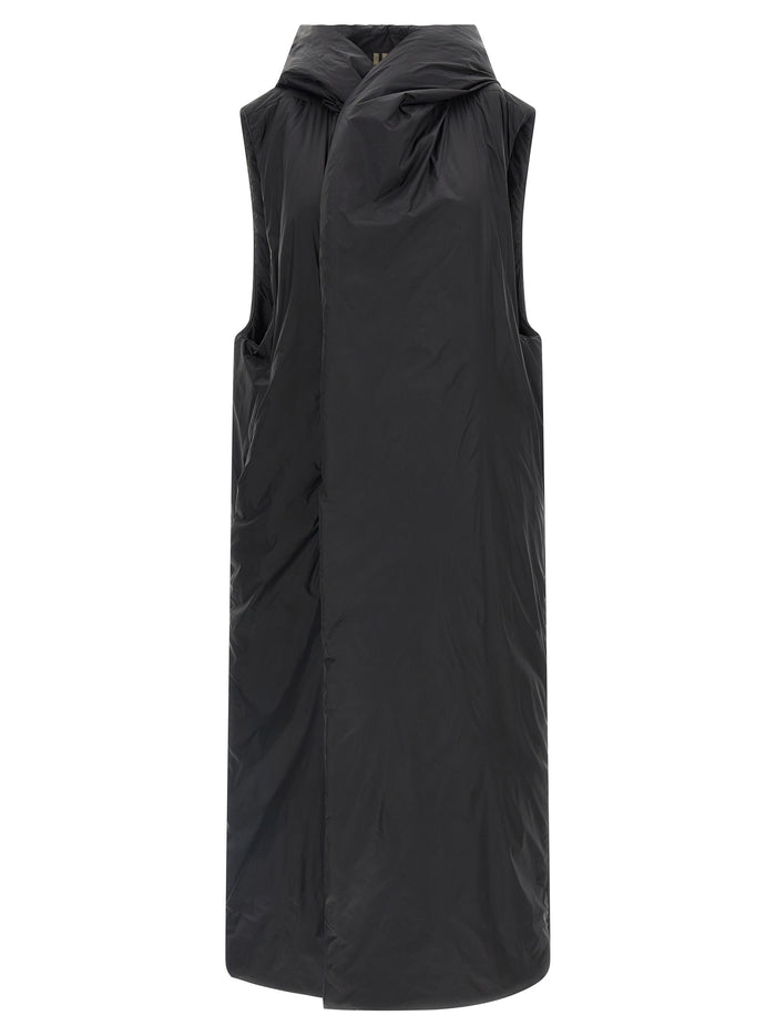 Padded vest Black Nylon Gilet
