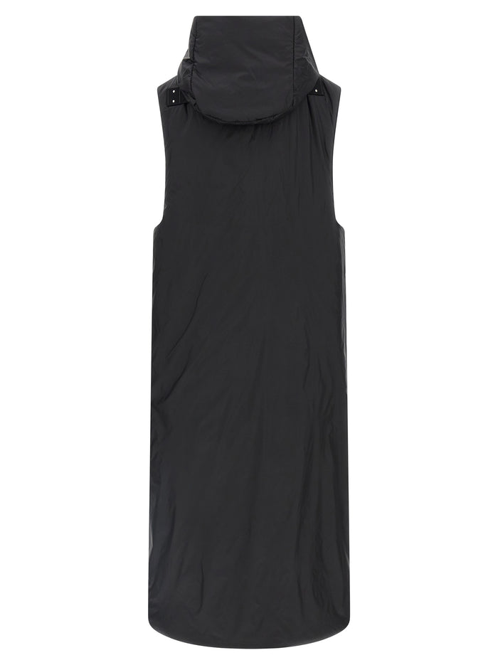 Padded vest Black Nylon Gilet