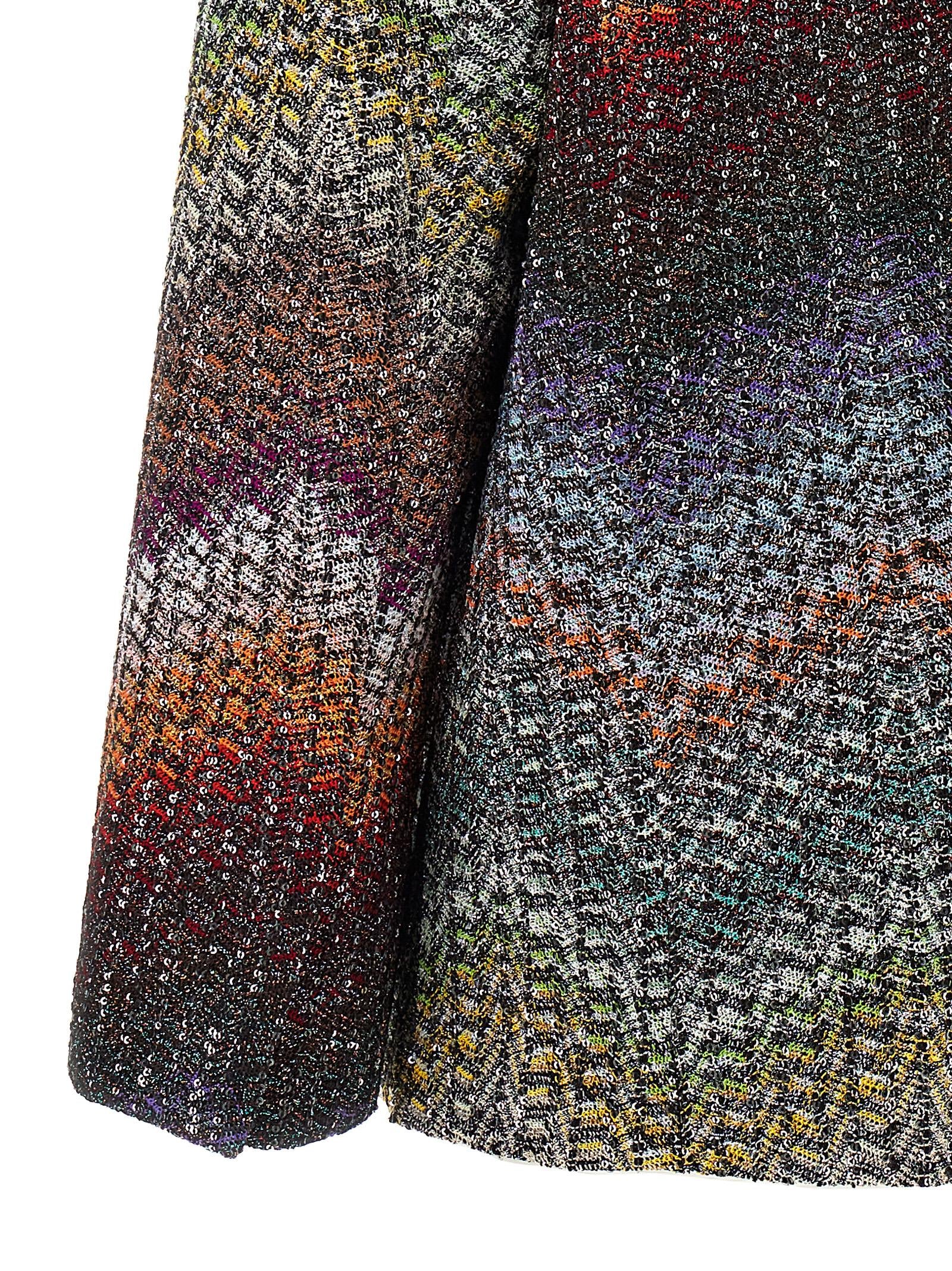 Lamé And Sequin Viscose Blazer Metal Polyamide Blazer, Suits