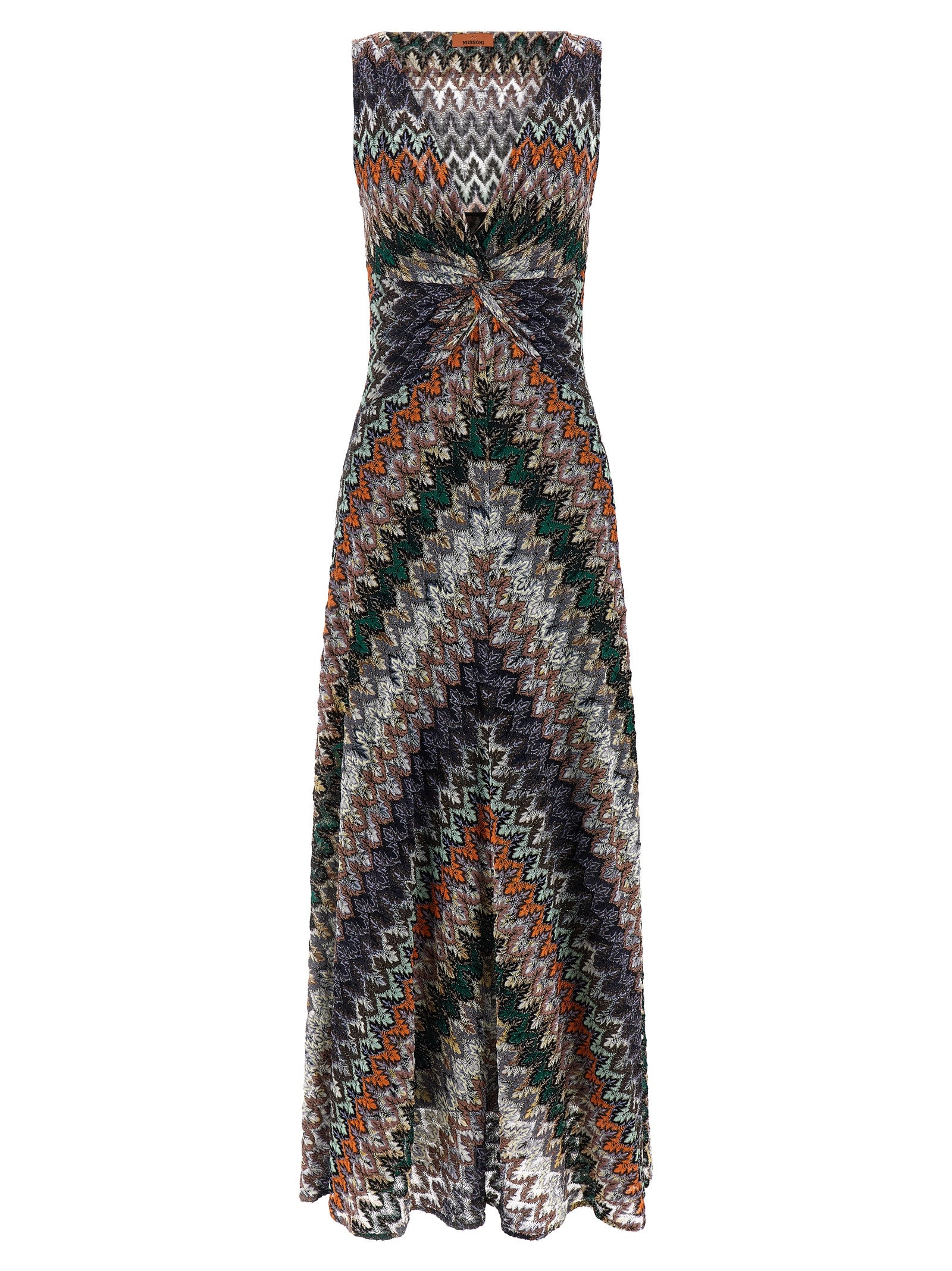Lamé viscose dress Multicolor Vi Co Me