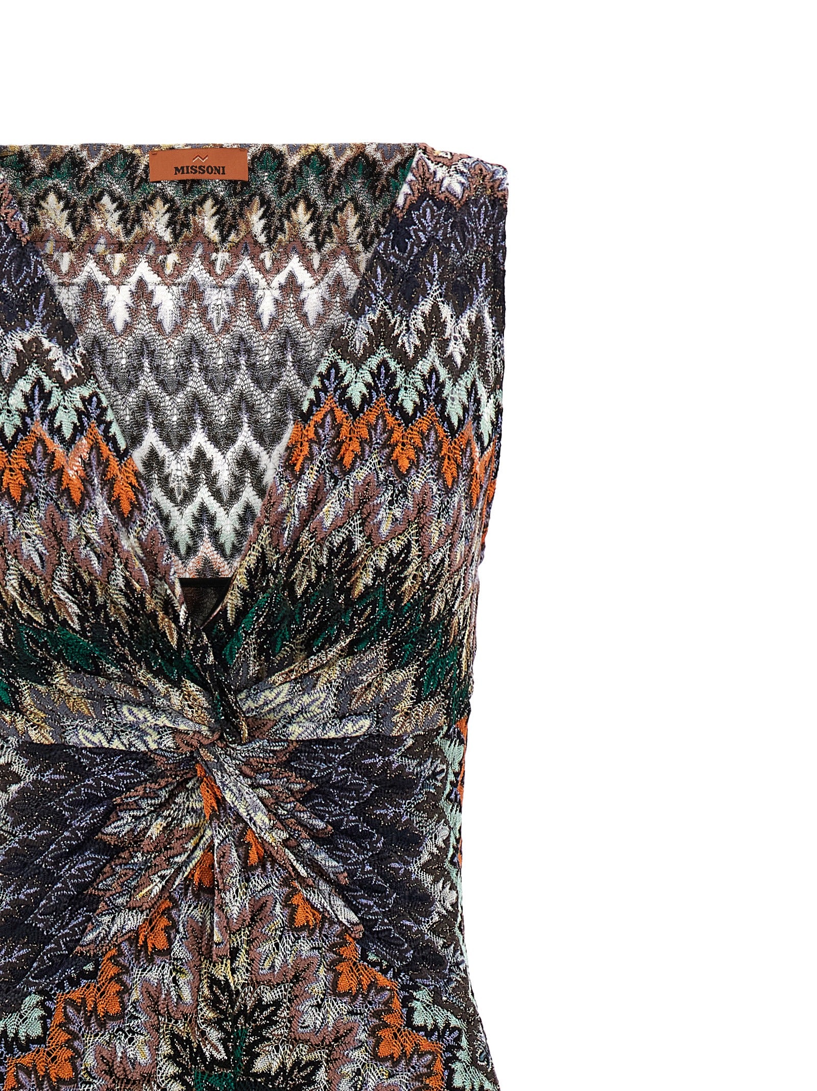 Lamé viscose dress Multicolor Vi Co Me