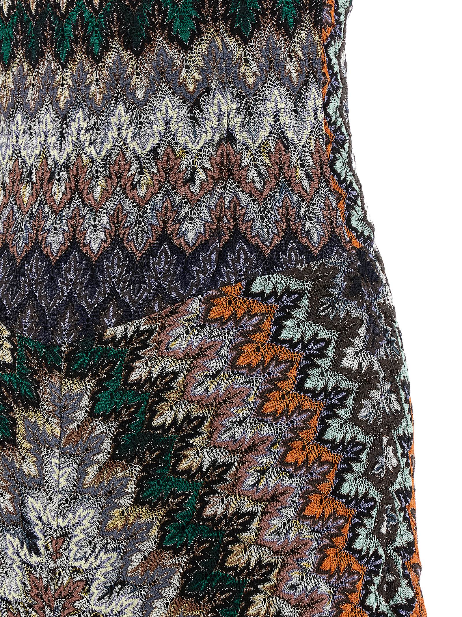 Lamé viscose dress Multicolor Vi Co Me