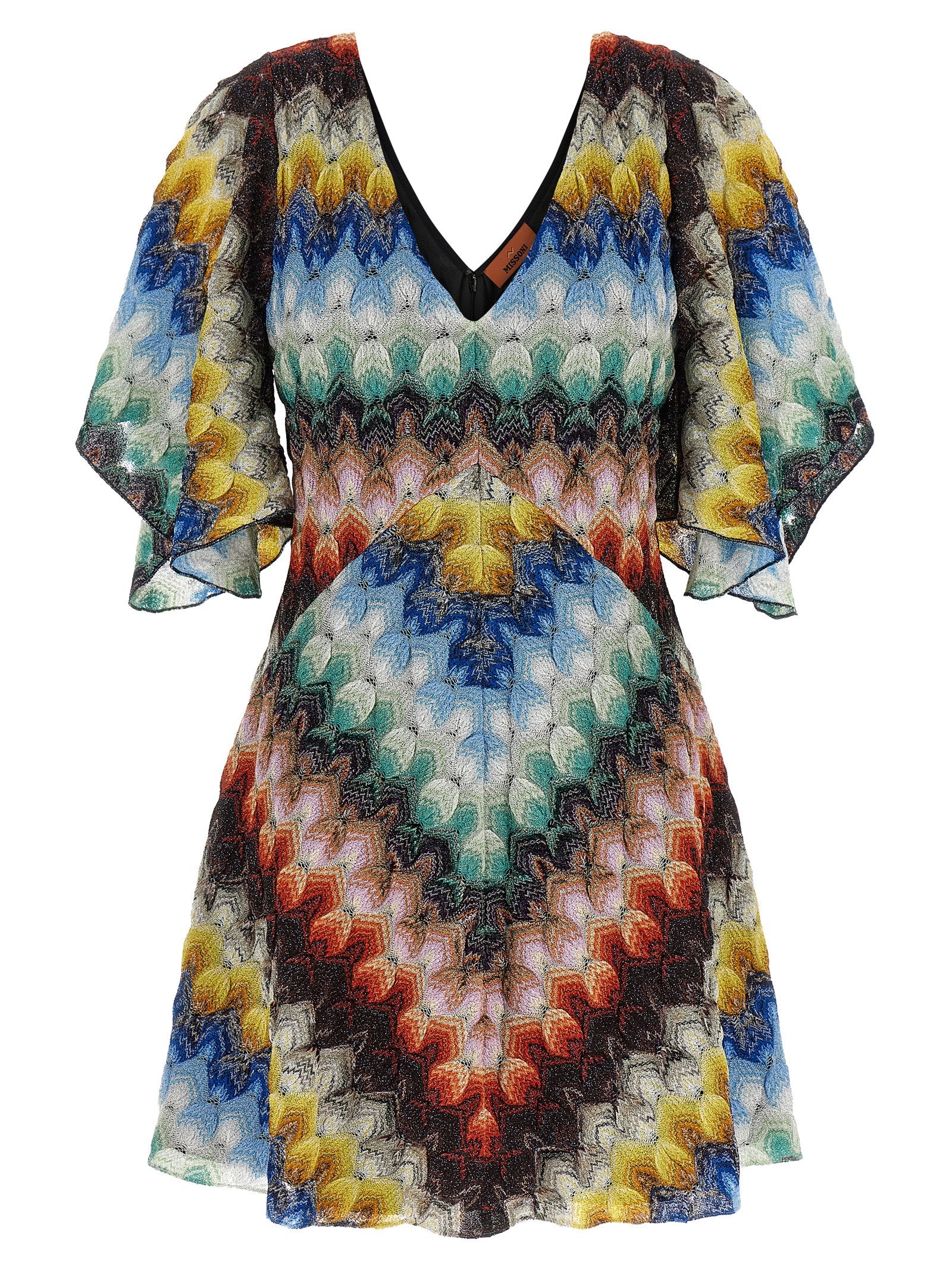 Raschel Dress Multicolor Viscose