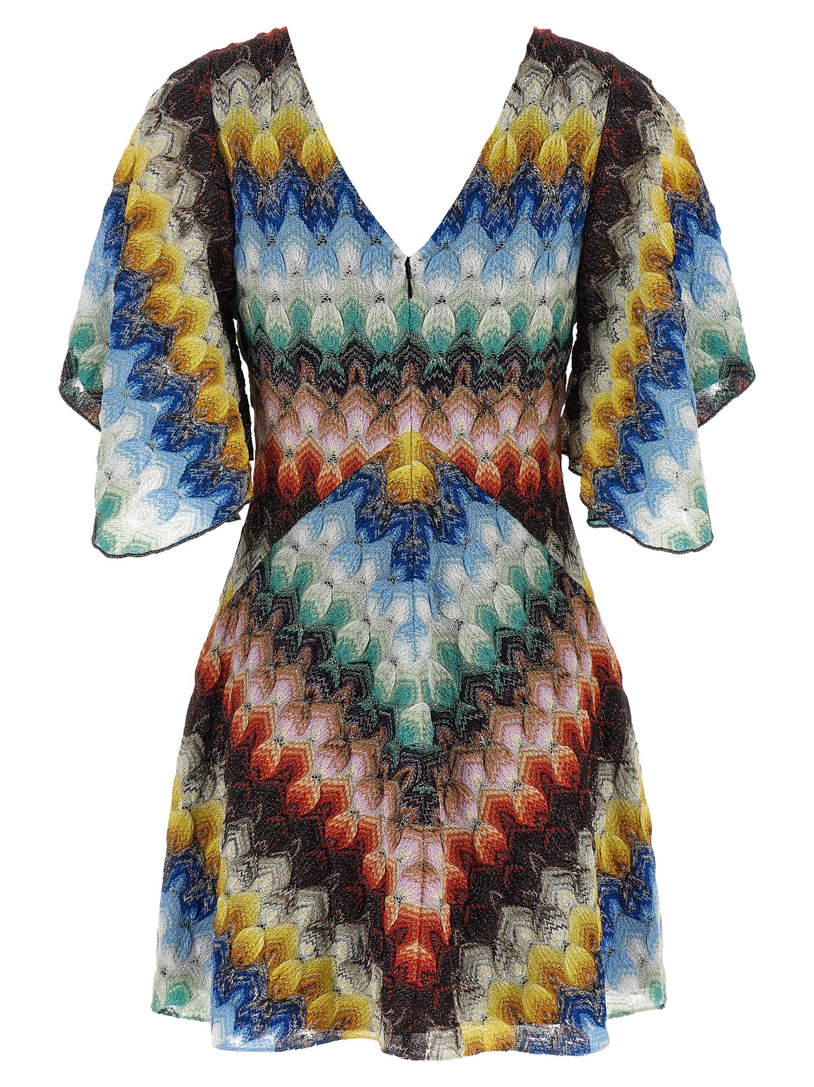 Raschel Dress Multicolor Viscose