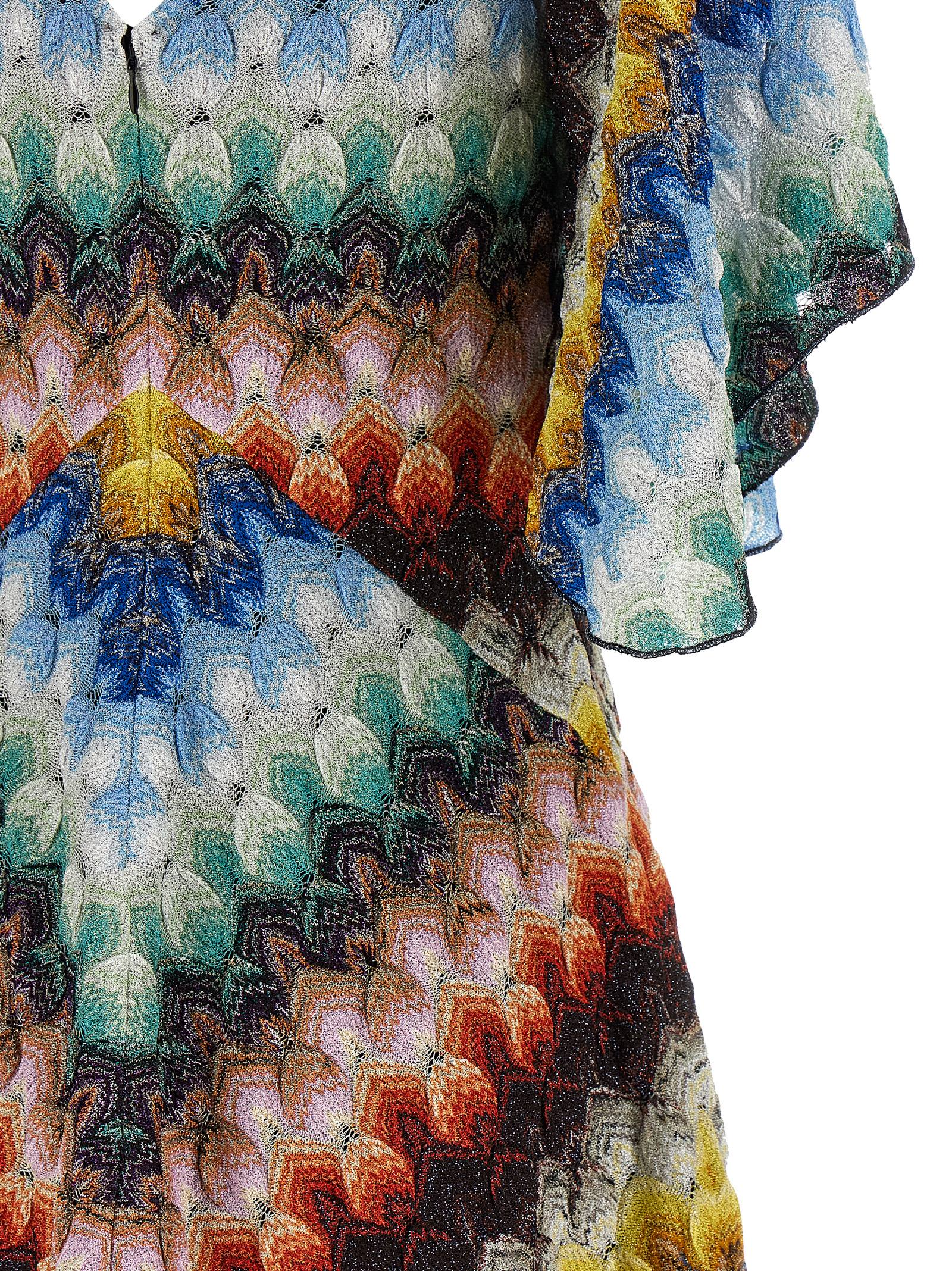 Raschel Dress Multicolor Viscose