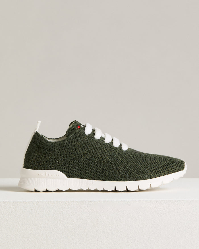 FITS - SNEAKERS CASHMERE Pine Green Lining Calfskin Shoe