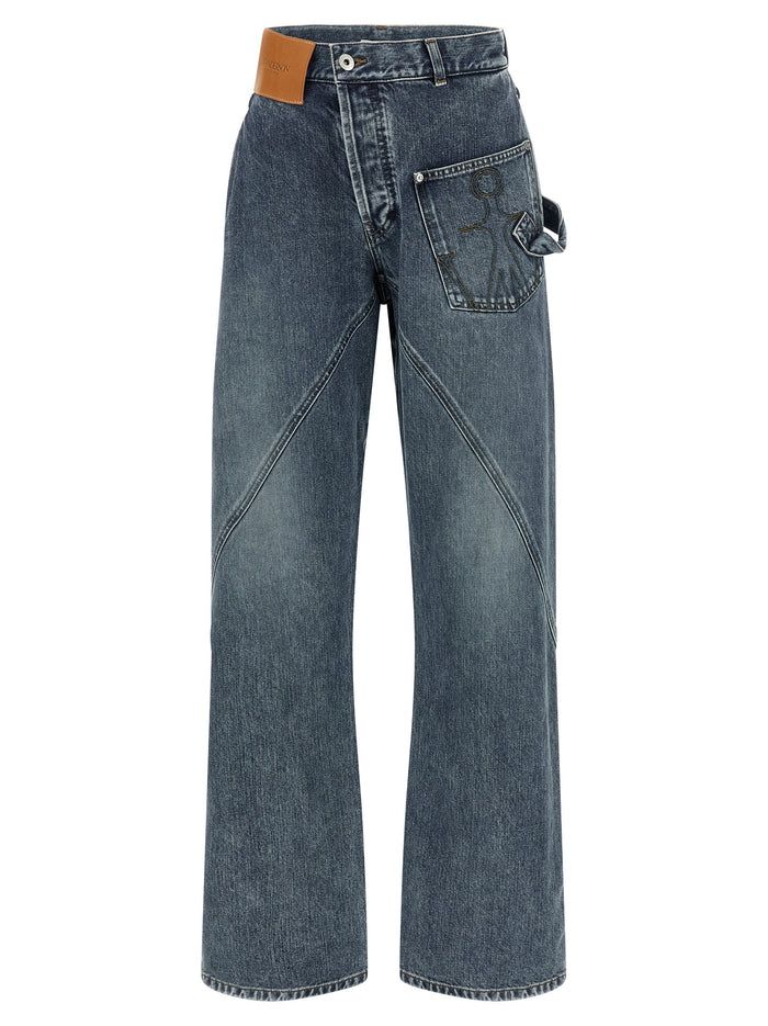 Twisted Workwear jeans Blue Cotton