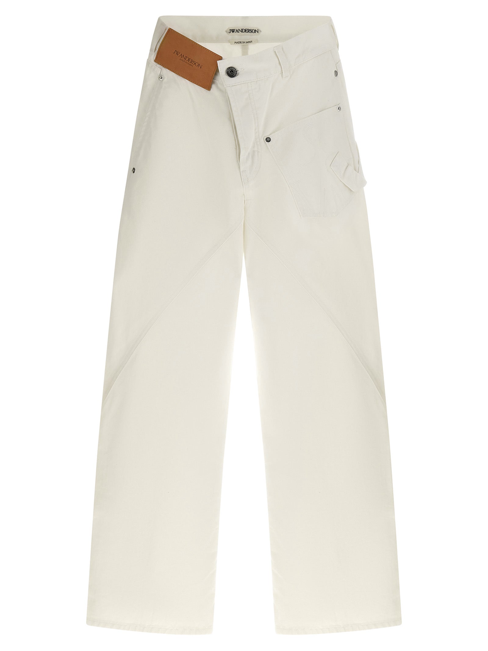 Twisted Workwear jeans White Cotton