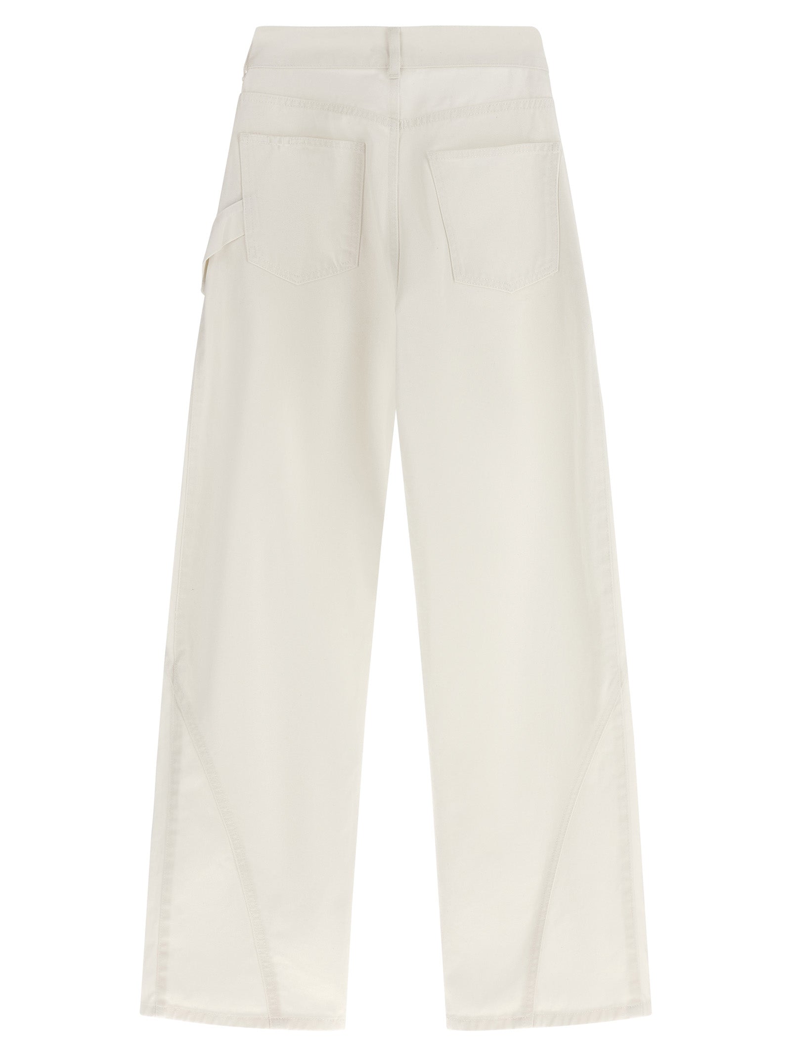 Twisted Workwear jeans White Cotton