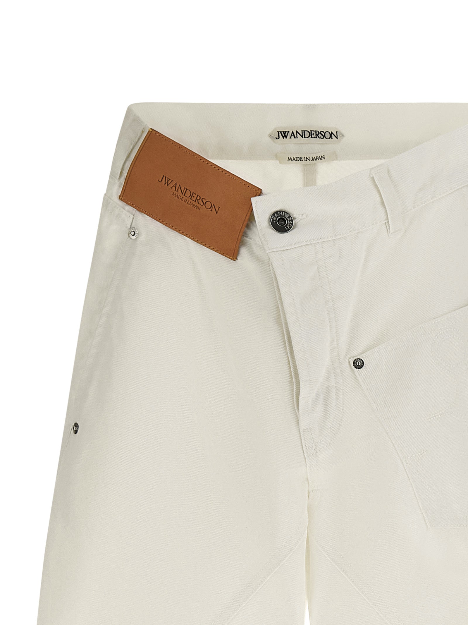 Twisted Workwear jeans White Cotton