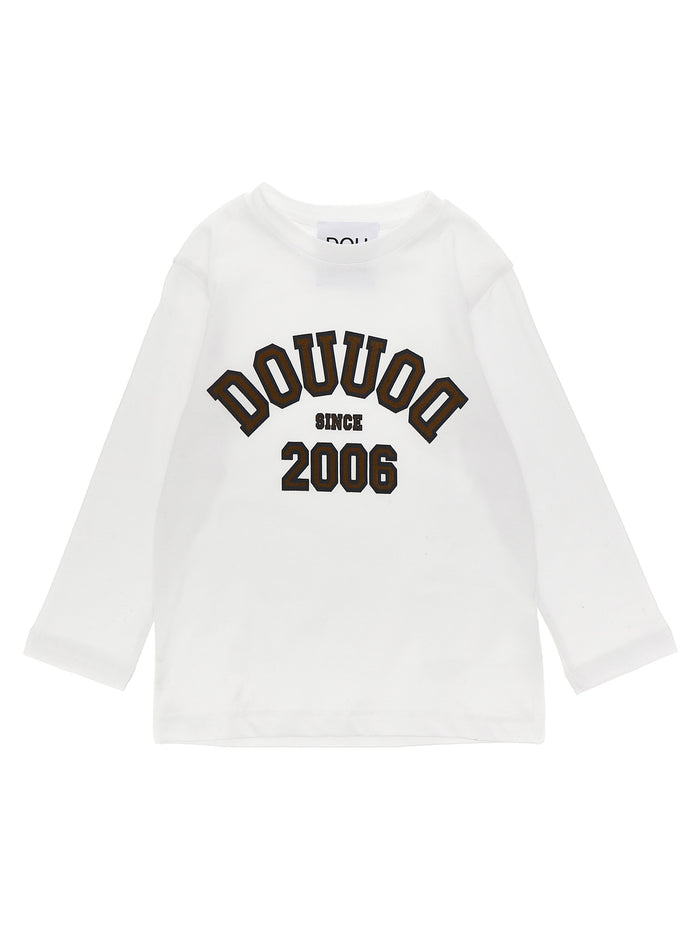 Logo print T-shirt White Cotton