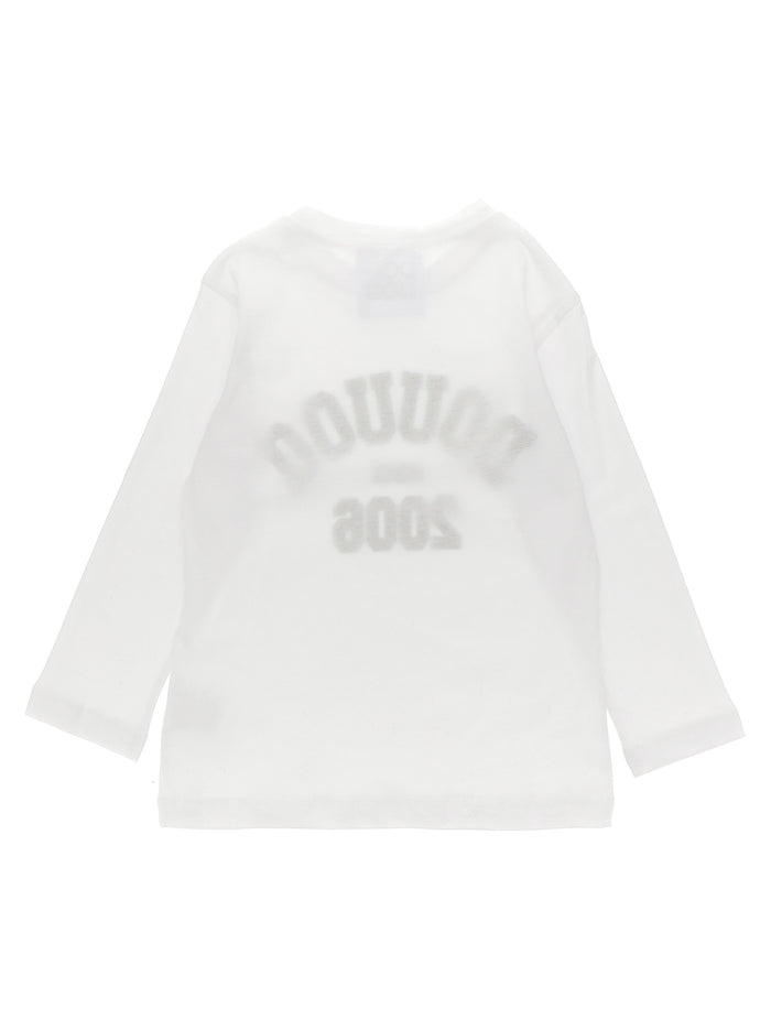 Logo print T-shirt White Cotton