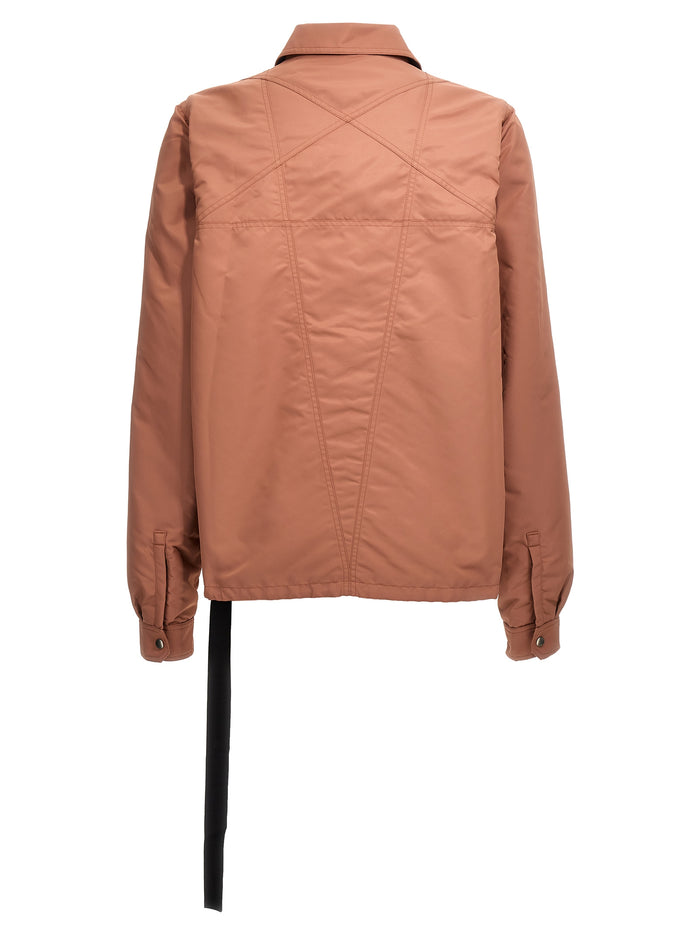 Zipfront jacket Pink Nylon Down Jacket, Parka, Casual