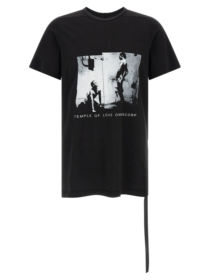 Level T T-shirt White/black Cotton