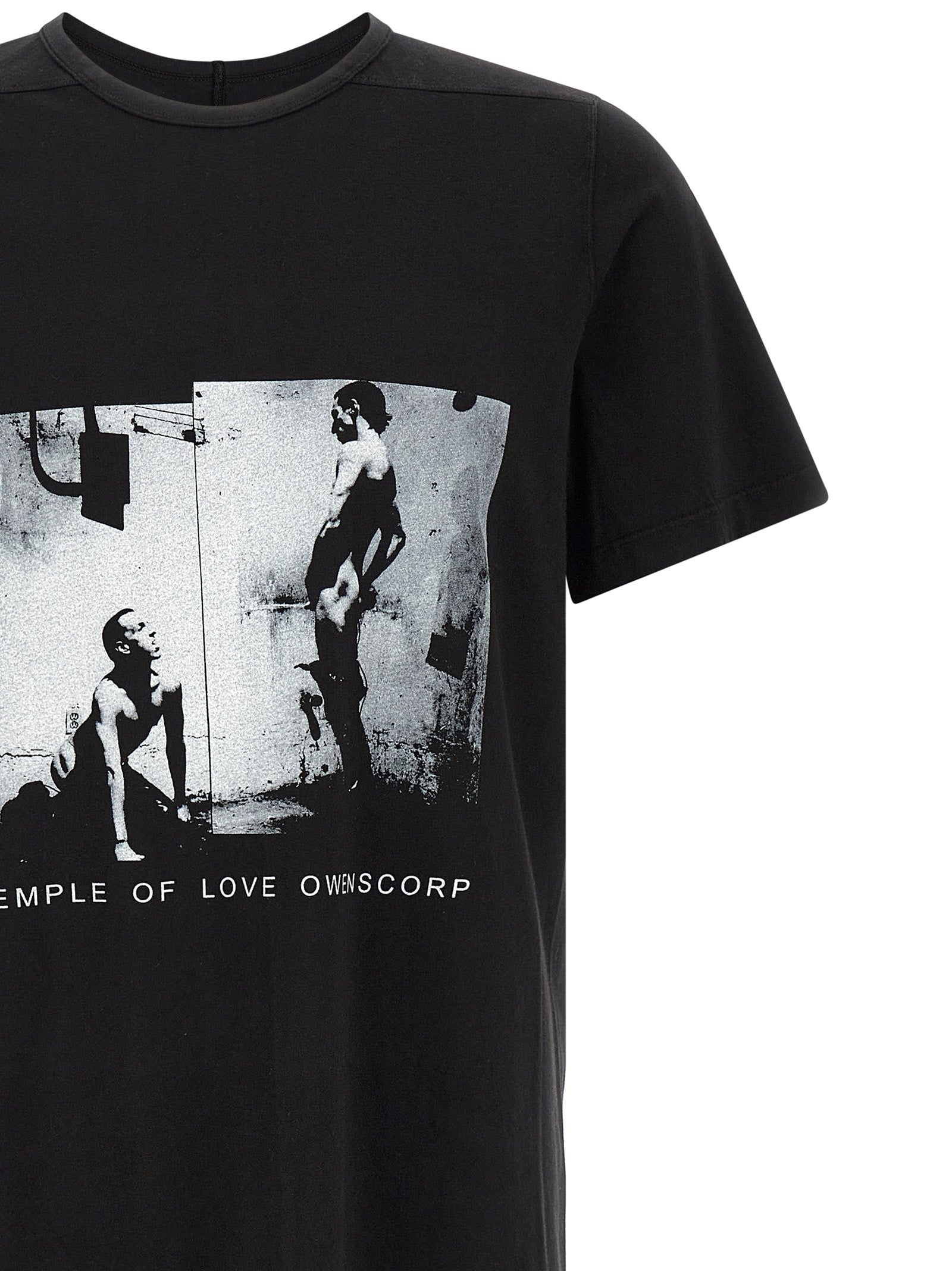 Level T T-shirt White/black Cotton
