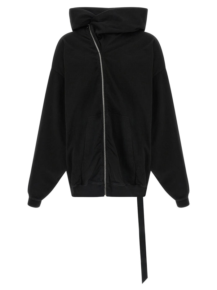 Mountain Hun Hoodie Black Cotton Sweatshirt